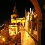 Vista notturna di Budapest