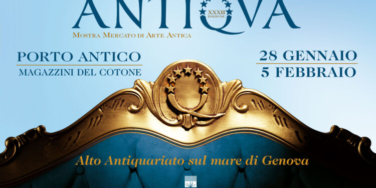 Antiqua 2023, nel segno del mare dal 28 gennaio al 5 febbraio al Porto Antico di Genova
