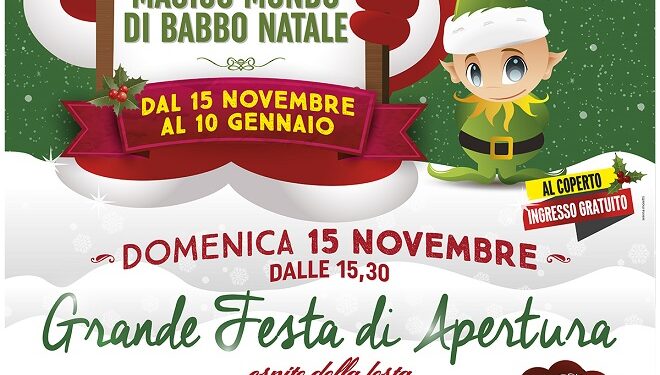 Torna il Magico mondo di Babbo Natale a Pergola (PU)
