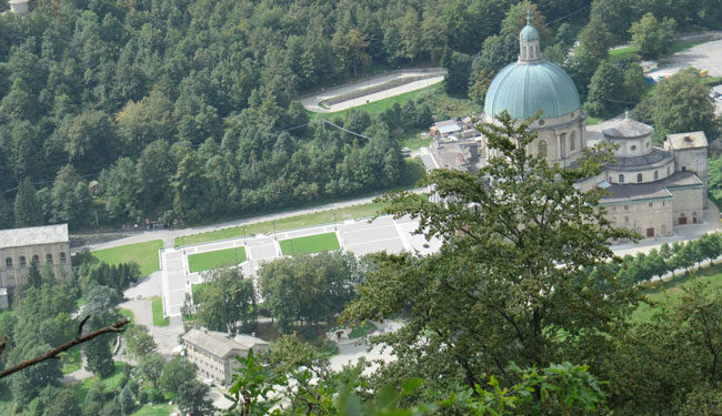 Biella - Oropa - panoramica