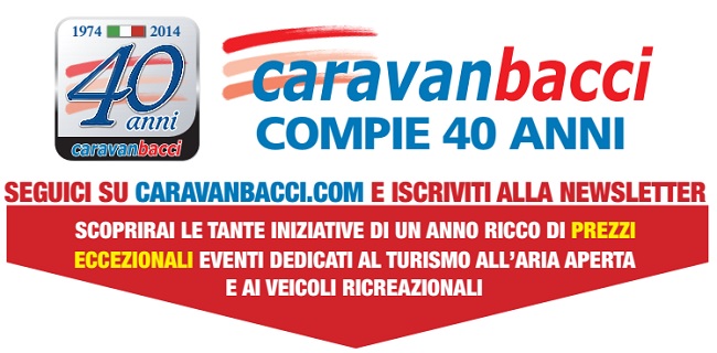 Caravanbacci compie 40 anni