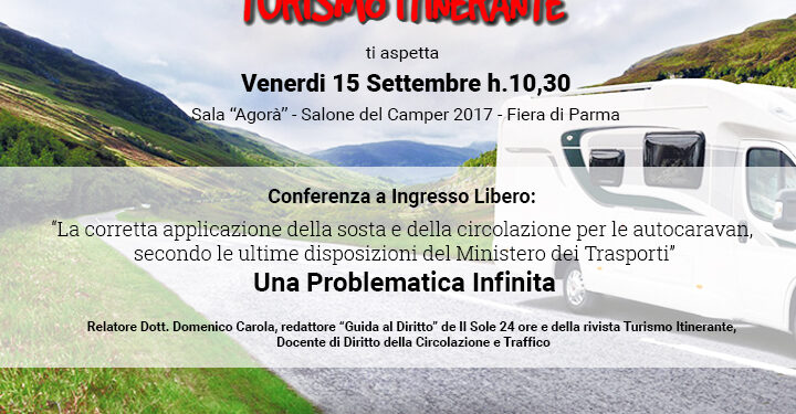 conferenza turismo itinerante salone camper 2017