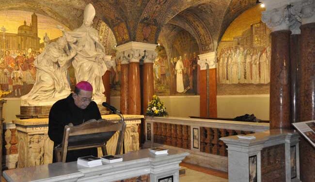 Il laboratorio di restauro della Fondazione RavennAntica ha portato a nuova vita i mosaici della Cripta del Duomo di Ascoli Piceno