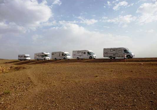 il deserto marocchino in camper