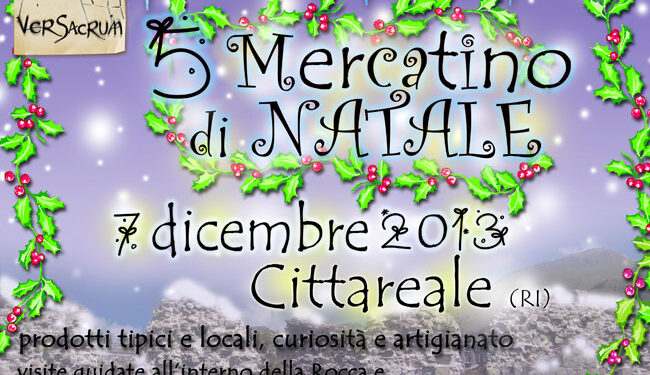 5° Mercatino di Natale a Cittareale (RI) 2013