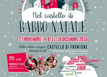 Nel Castello di Babbo Natale, mercatino del castello di Frontone
