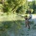 A pesca nel fiume dell Gola del Furlo