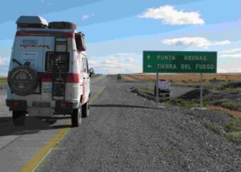 Punta Arenas Tierra del Fuego in camper