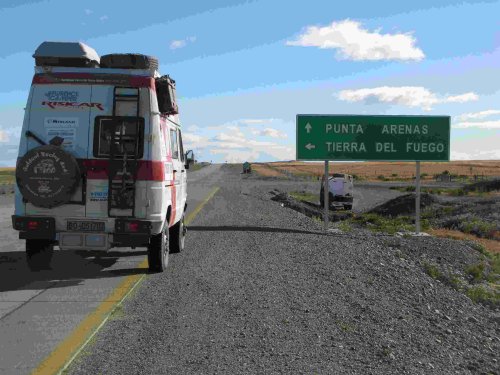 Punta Arenas Tierra del Fuego in camper