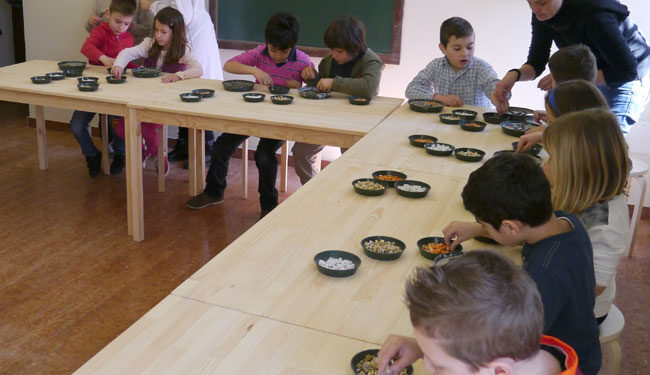 RavennAntica: bambini durante un laboratorio didattico