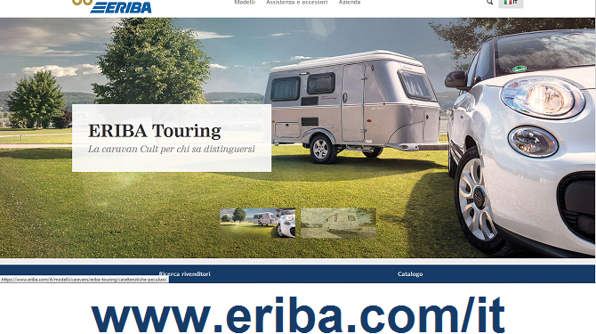 ERIBA lancia il sito online in lingua italiana