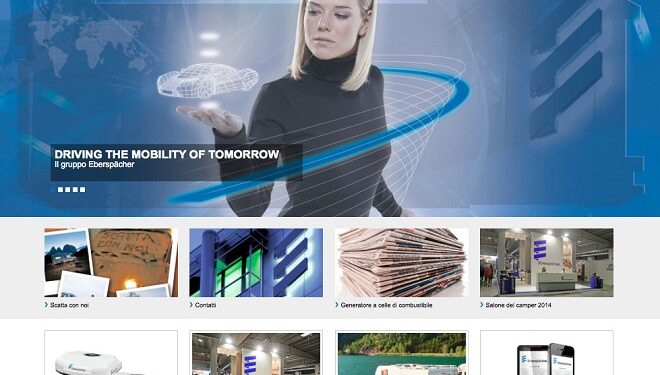 Eberspächer : Al passo con l’innovazione anche sul web