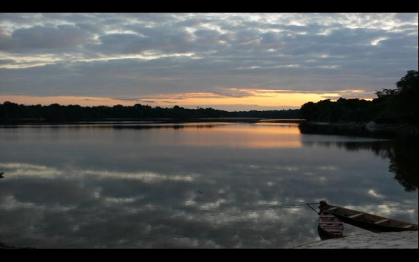 Tramonto in Amazzonia